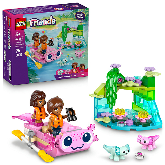 LEGO Friends 42681 Dobrodružný člun s axolotly