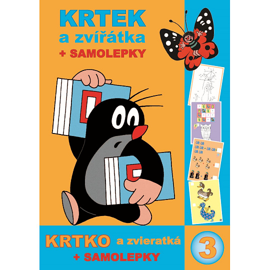 Akim Giochi Preziosi Activity book A4 - Krtek a zvířátka