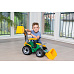 Lena Traktor se lžící a bagrem zeleno žlutý