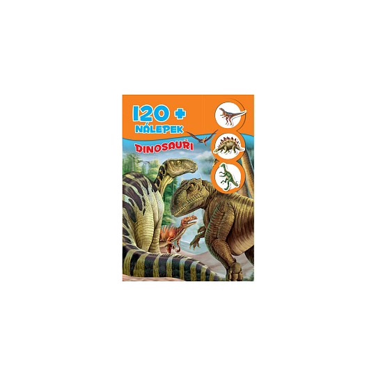 Pracovný zošit Dinosaury + 120 nálepiek SK verzia 21x30cm