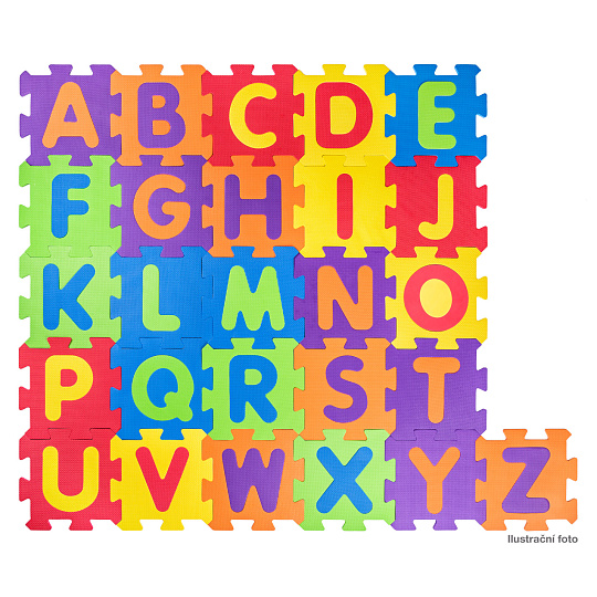 Plastica Pěnové podlahové puzzle Abeceda Plastica Pěnové podlahové puzzle Abeceda
