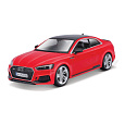 Bburago - Auta HOBBY, Audi RS 5 Coupé, červená, 1:24