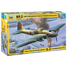 Zvezda Model Kit letadlo 4826 - IL-2 Stormovik mod.1943 (1:48)