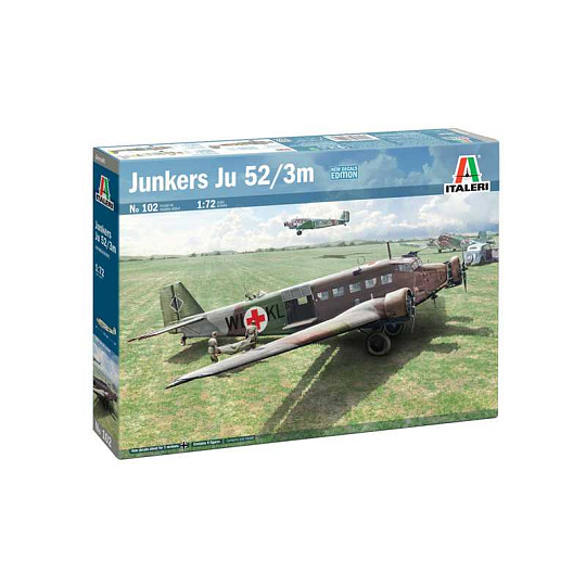 Italeri Model Kit letadlo 0102 - Ju-52/3m (1:72)