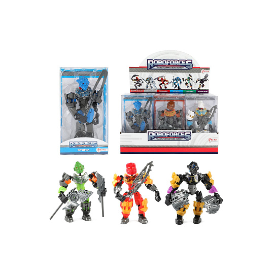 Teddies Robot bojovník plast 12cm 6 druhů v krabičce 9x15,5x4,5cm