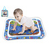 Vodní podložka mořská zvířátka nafukovací 65x48cm s pumpičkou v plastové tašce 18x19cm 4m+
