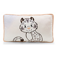 NICI plyš Snežný leopard Eleni Snowbell 20cm, ležiaci