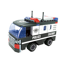 Rappa Kompatibilní stavebnice BLOXO policie auto 106 ks