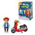 Zapf MGA BABY born Minis Sada se skútrem a panenkou