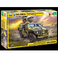 Zvezda Model Kit military 3682 - GAZ with AT missile system "Kornet D" (1:35)
