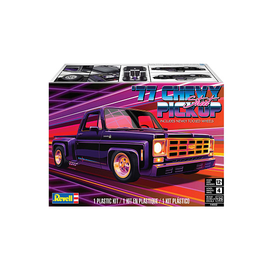 Revell Plastic ModelKit MONOGRAM auto 4552 - 76 Chevy Squarebody Street Truck (1:24)