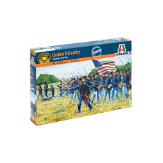Italeri Model Kit figurky 6177 - UNION INFANTRY (AMERICAN CIVIL WAR) (1:72)