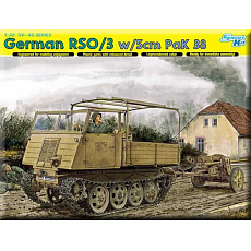 Dragon Model Kit military 6684 - GERMAN RSO/03 ARTILLERY TRACTOR w/5cm PaK 38 (SMART KIT) (1:35)