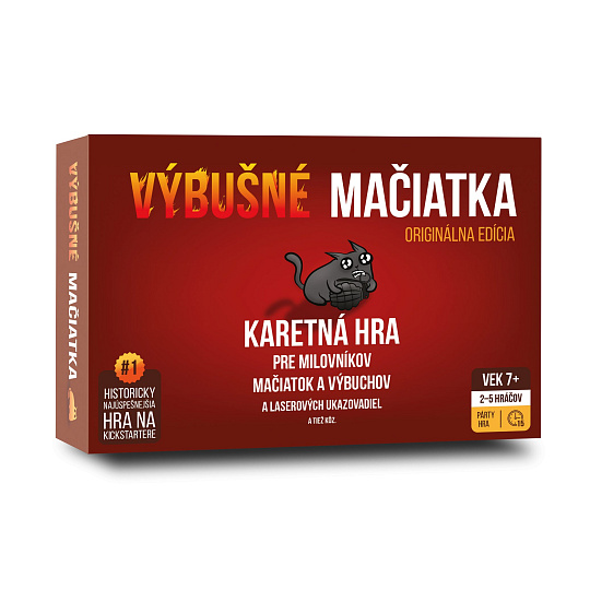 Exploding Kittens Výbušné mačiatka SK Exploding Kittens Výbušné mačiatka SK