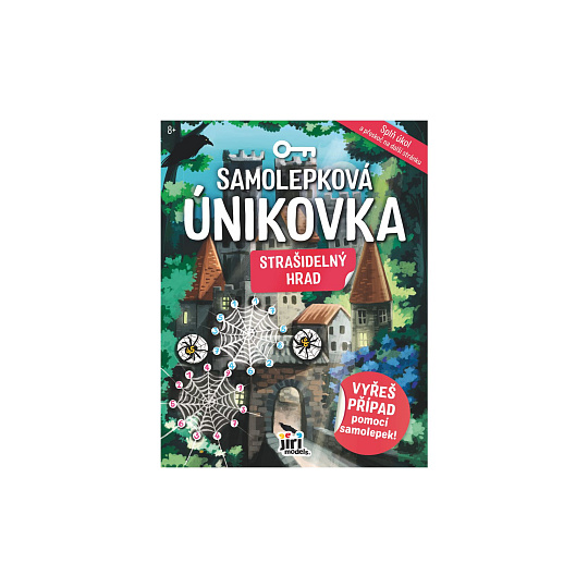 Jiri Models Samolepková únikovka Strašidelný hrad 20x26cm CZ verze