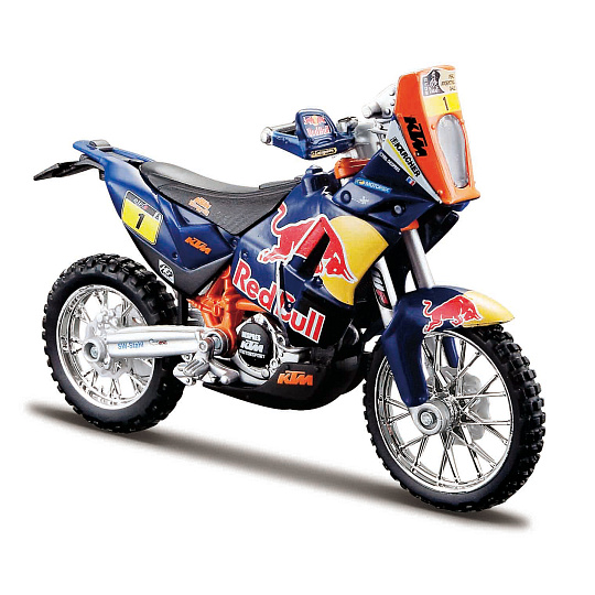Bburago - Motocykl Red Bull KTM Factory Racing, KTM 450 Rally - Dakar Rally, 1:18