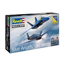 Revell Gift-Set letadla 05613 - F/A-18E & Hellcat (Blue Angels) (80th Anniversary) (1:72)