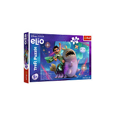 Puzzle Elio a vesmírné dobrodružství 100 dílků 41x27,5cm v krabici 29x19x4cm