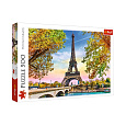 Trefl Puzzle Romantická Paříž 500 dílků 48x34cm v krabici 40x26,5x4,5cm