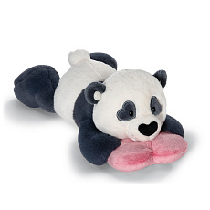 NICI plyš Panda Love so srdiečkom 20cm, ležiaca