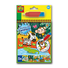 SES Malování štětcem a vodou - Safari