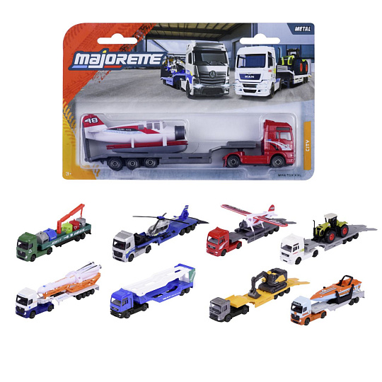 Majorette City Nákladní auto kovové, 8 druhů Majorette City Nákladní auto kovové, 8 druhů