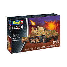 Revell Plastic ModelKit military 03293 - sWS mit Flak-Aufbau als Sfl. mit 3,7cm Flak 43 (1:72) Revell Plastic ModelKit military 03293 - sWS mit Flak-Aufbau als Sfl. mit 3,7cm Flak 43 (1:72)
