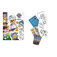 Kreativní sada Tlapková patrola/Paw patrol pracovní listy s barvami 