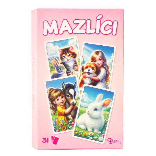 Rappa Karty Černý Petr zvířecí mazlíci růžový Rappa Karty Černý Petr zvířecí mazlíci růžový