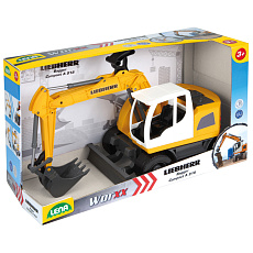 Lena Bagr Liebherr  A 918 Litronic, okrasný karton