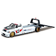 Maisto Flatbed - 2021 Ford GT Heritage Edition, bílá, 1:64