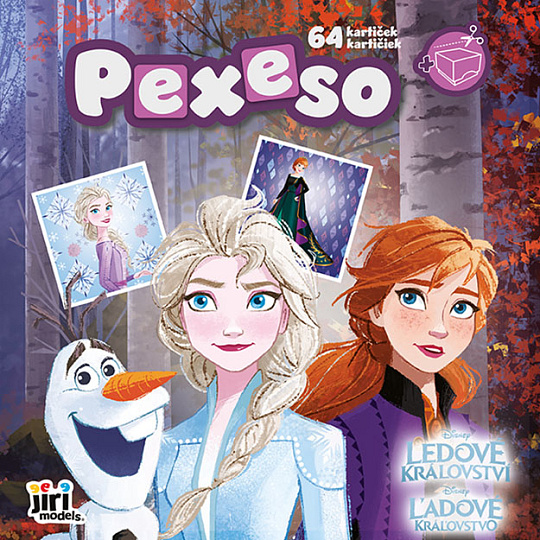 Jiri Models Pexeso v sešitu FROZEN - Ledové království