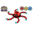 Teddies Gyroskop spiner mechanický plast 7cm svítící ve tmě 3 barvy na kartě