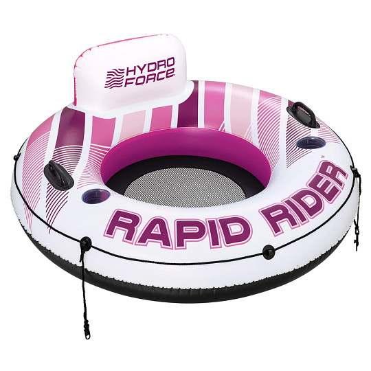 Bestway Nafukovací křeslo se síťkou Rapid Rider™- Ø 122 x 48,5 cm Bestway Nafukovací křeslo se síťkou Rapid Rider™- Ø 122 x 48,5 cm