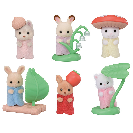 Sylvanian Families Baby zvířátka v lesních kostýmech - assort Sylvanian Families Baby zvířátka v lesních kostýmech - assort