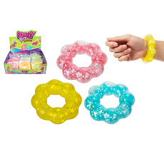 Teddies Náramek antistresový mačkací sliz 8cm 6 barev