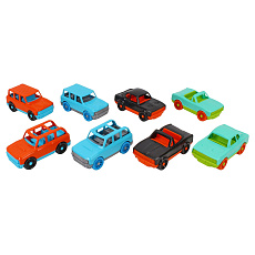 Auto/Autíčko plast 10cm na volný chod mix druhů 