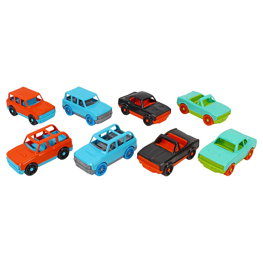 Auto/Autíčko plast 10cm na volný chod mix druhů 