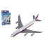 Letadlo Welly Boeing 747 plast/kov 15cm v krabičce 13x21x4,5cm