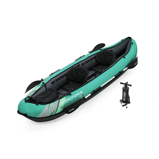Bestway Nafukovací kajak Ventura s pádly a pumpou, 330x94cm