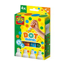 SES Tečkovací fixy  XXL - 4 barvy