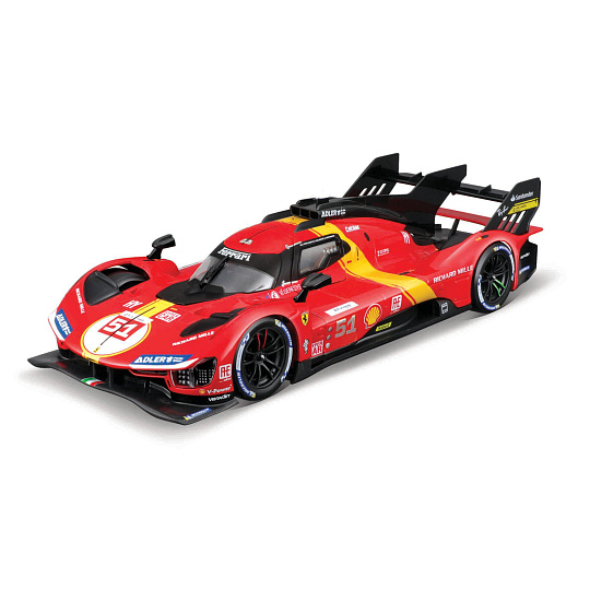 Bburago - RACING MODEL KIT, Ferrari 499P - 24h Le Mans, červená, 1:24