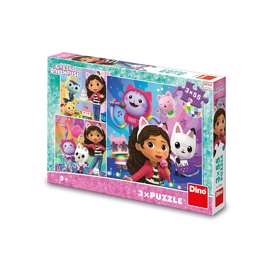 Dino GÁBI: OSLAVA 3x55 Puzzle