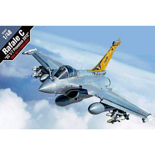 Academy Model Kit letadlo 12346 - RAFALE C "EC 1/7 PROVENCE 2012" (1:48)