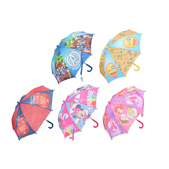 Teddies Deštník 55cm 5 druhů v sáčku
