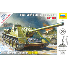 Zvezda Snap Kit military 5044 - Soviet Tank Destroyer SU-100 (1:72) Zvezda Snap Kit military 5044 - Soviet Tank Destroyer SU-100 (1:72)