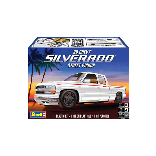 Revell Plastic ModelKit MONOGRAM auto 4538 - 1999 Chevy Silverado Custom Pickup (1:25)