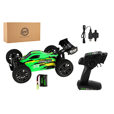 Auto RC Buggy Bonzai Jubatus terénní 30cm plast zelené  2,4GHz na bat.+2xdob. pack v krab. 40x14x21