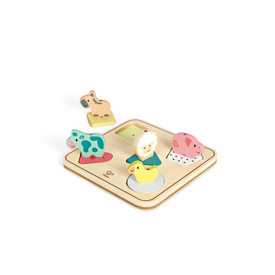 Hape Puzzle so zvukmi na doske - Zvieratká