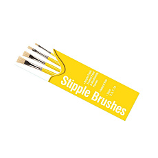 Humbrol Stipple Brush pack AG430 - sada plochých štětců (velikost 3/5/7/10)